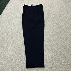 NEW Talbots 100% Wool/Lane pants. Cuff bottom. Very fine material.made in Japan.